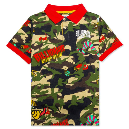 Kid's BB Terra S/S Polo - Reed Yellow