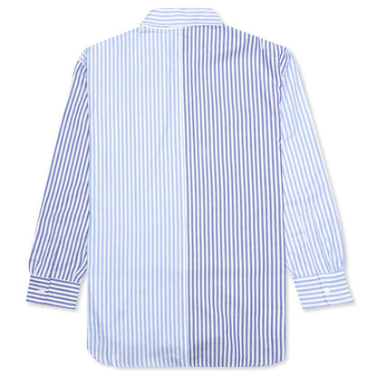 Sunflower Paneled Oxford Button Up Shirt - Multi
