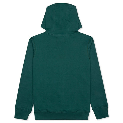 La Fleur D'Oranger Embroidered Hoodie - Green