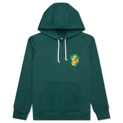 La Fleur D'Oranger Embroidered Hoodie - Green