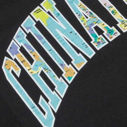 Chinatown Globe Arc 2.0 T-Shirt - Black