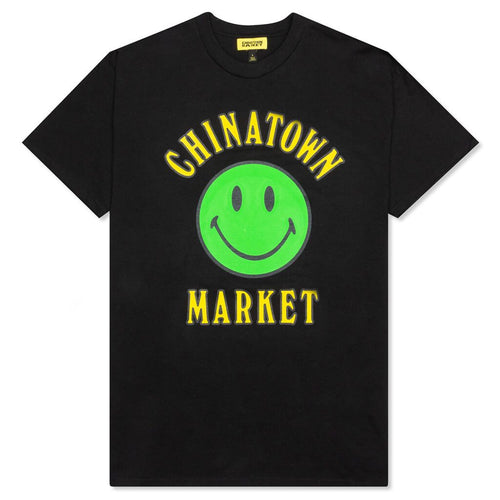 Chinatown Smiley Multi T-Shirt - Black
