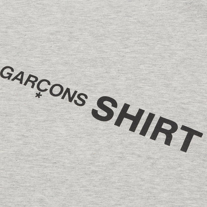 Comme Des Garcons SHIRT Rear Logo L/S Tee - Grey
