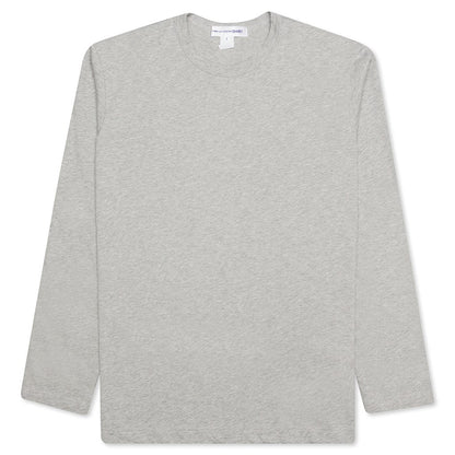 Comme Des Garcons SHIRT Rear Logo L/S Tee - Grey