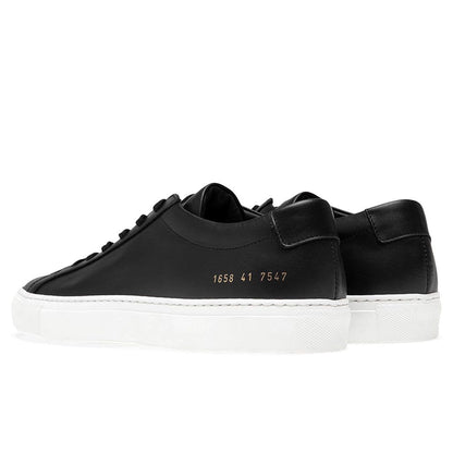Achilles Low White Sole - Black