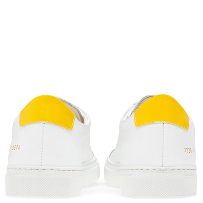 Retro Low Glossy - White/Yellow