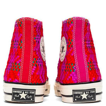 Chuck 70 Hi - Cherry Red/Pink Pop/Egret Hearts