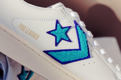 Pro Leather Ox - White/Deep Wisteria
