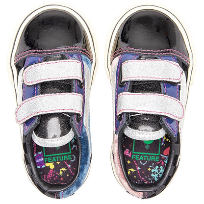 Feature x Vans "Sinner's Club" Part II Toddler Old Skool V - Black/Transparent Yellow
