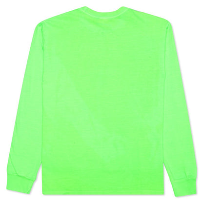Actual Visual Guidance L/S Tee - Pigment Dyed Neon Green