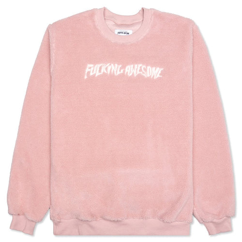 Pile Polar Fleece Crewneck - Pink