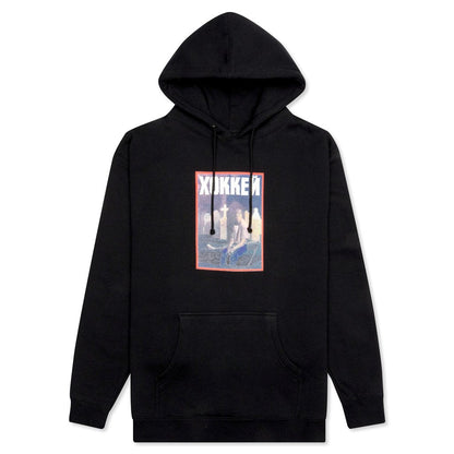 Nik Stain Hoodie - Black