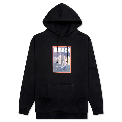 Nik Stain Hoodie - Black