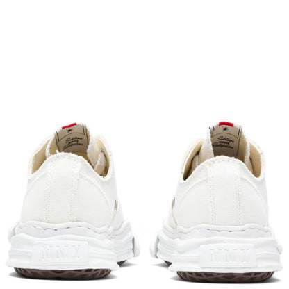 Hank Low OG Sole Toe Cap Canvas Sneaker - White
