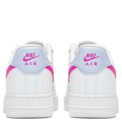 Women's Air Force 1 '07 - White/Fire Pink/Hydrogen Blue