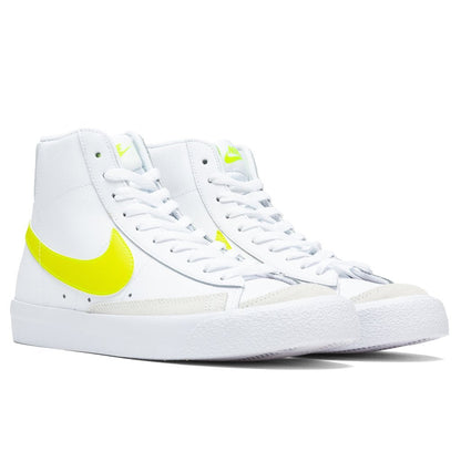 Women's Blazer Mid '77 - White/Lemon Venom/Pure Platinum/Fossil