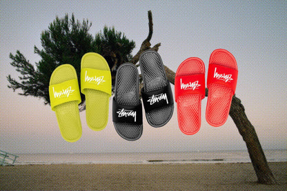 Nike x Stussy Benassi - Habanero Red