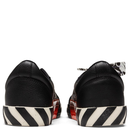 Low Vulcanized Leather - Black/White