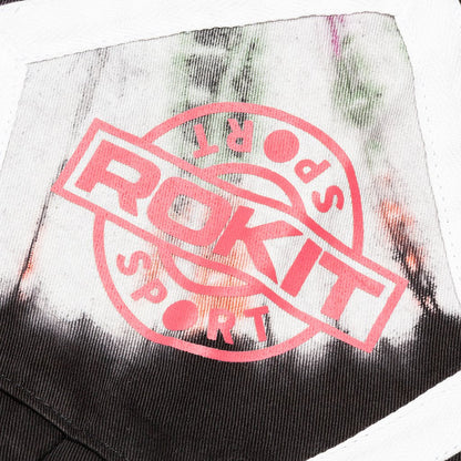Floral Tie Dye Short - Black