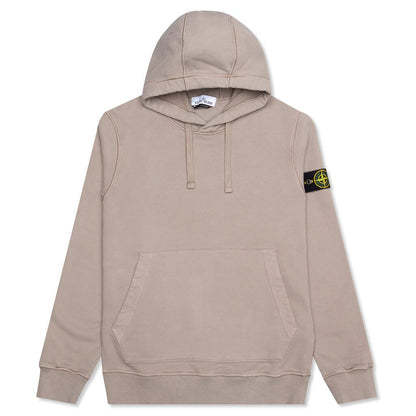 Cotton Hooded Sweatshirt - Mud