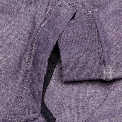 Dust Color Treatment Hoodie - Magenta Melange