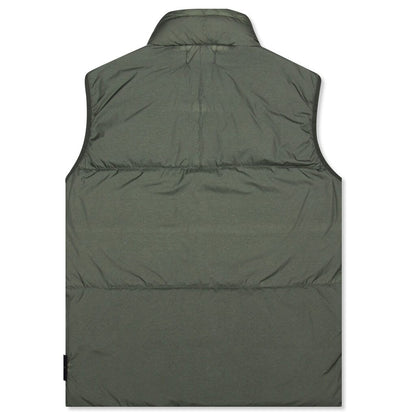 Garment Dyed Crinkle Reps NY Down Vest - Musk