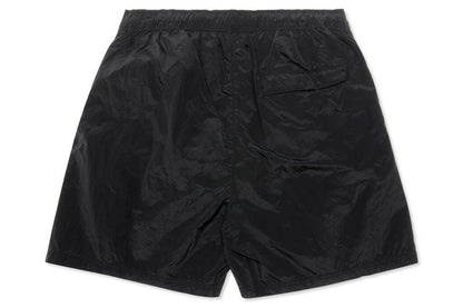 Nylon Metal Swimming Shorts - Black