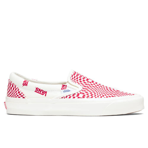 OG Classic Slip-LX - Optical Check/Racing Red